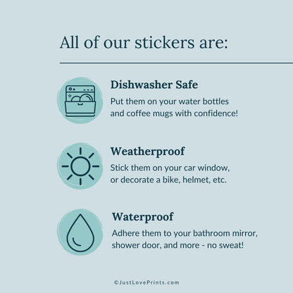 SPANISH St. Teresa of Avila Prayer Vinyl Sticker