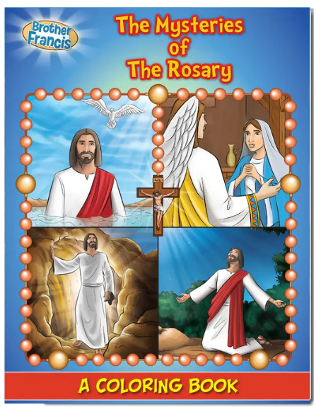 Coloring Storybook: The Mysteries of the Rosary