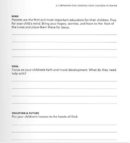 Praying Parents Journal