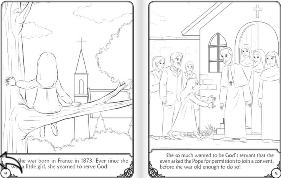 Brother Francis
Coloring Storybook: Saint Therese of Lisieux