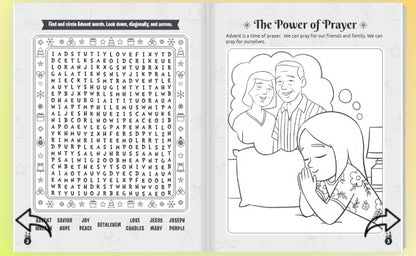 The Days of Advent - 64-Page Catholic Coloring and Activity Book