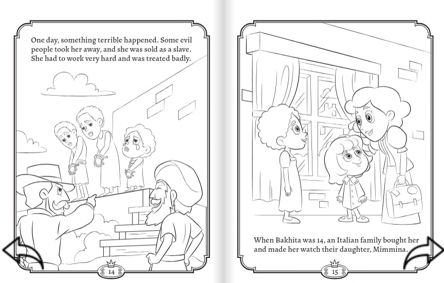 God's Princesses Volume 1 Coloring Book - St. Joan of Arc and St. Josephine Bakhita