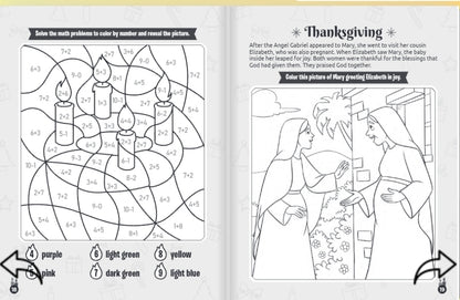 The Days of Advent - 64-Page Catholic Coloring and Activity Book