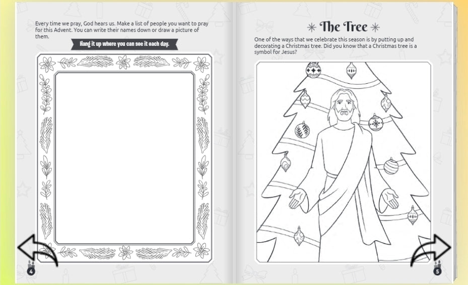 The Days of Advent - 64-Page Catholic Coloring and Activity Book