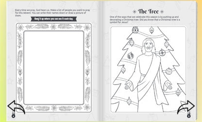 The Days of Advent - 64-Page Catholic Coloring and Activity Book