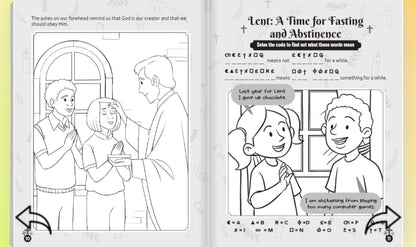 The Days of Lent - 80-Page Catholic Coloring and Activity Book
