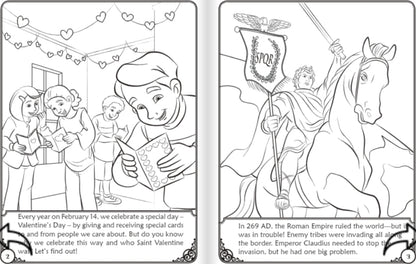 Coloring Storybook: The Story of Saint Valentine