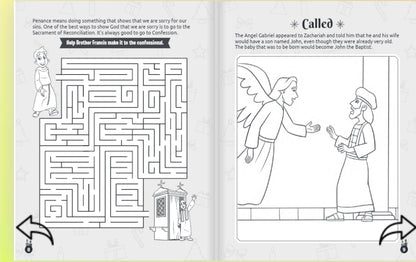 The Days of Advent - 64-Page Catholic Coloring and Activity Book