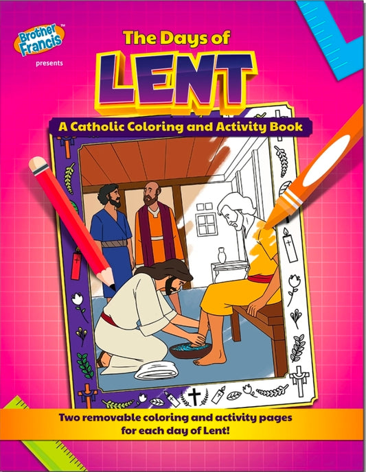 The Days of Lent - 80-Page Catholic Coloring and Activity Book
