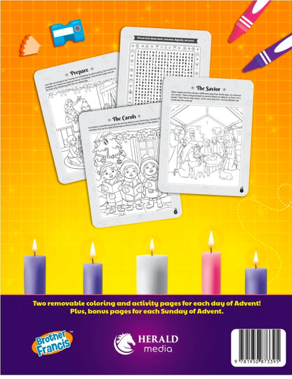 The Days of Advent - 64-Page Catholic Coloring and Activity Book