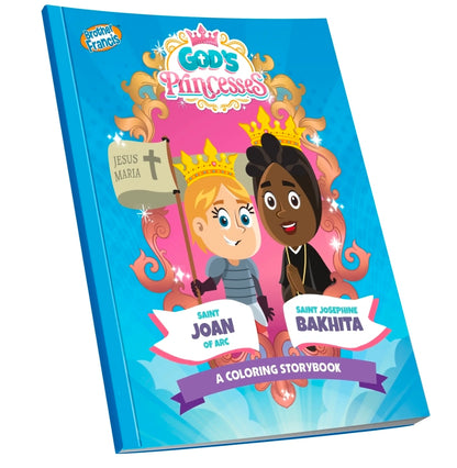 God's Princesses Volume 1 Coloring Book - St. Joan of Arc and St. Josephine Bakhita