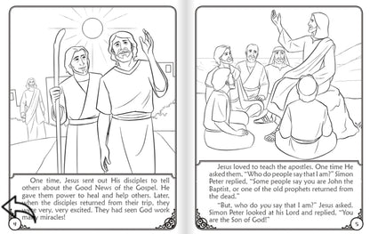 Coloring Storybook: Saint Peter The First Pope