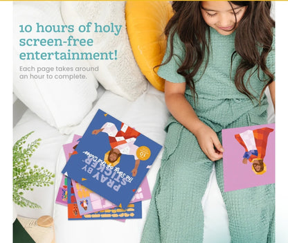 Pray by Sticker: Story of the Cross Sticker Book