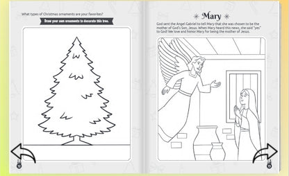 The Days of Advent - 64-Page Catholic Coloring and Activity Book