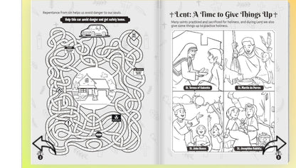 The Days of Lent - 80-Page Catholic Coloring and Activity Book
