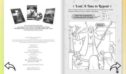 The Days of Lent - 80-Page Catholic Coloring and Activity Book