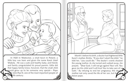 Coloring Storybook: Pope Saint John Paul II
