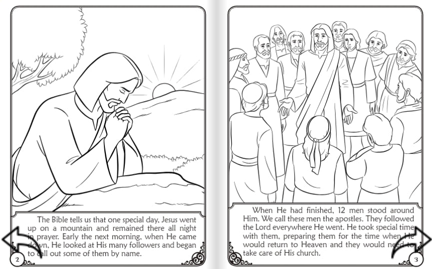 Coloring Storybook: Saint Peter The First Pope