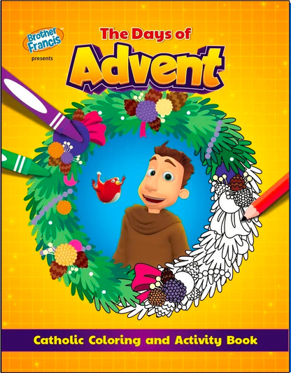 The Days of Advent - 64-Page Catholic Coloring and Activity Book