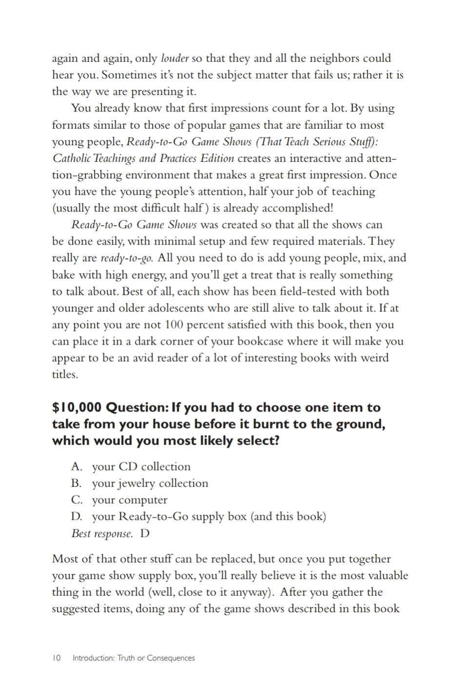 Ready-to-Go Game Shows . . . That Teach Serious Stuff