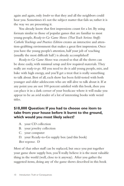 Ready-to-Go Game Shows . . . That Teach Serious Stuff