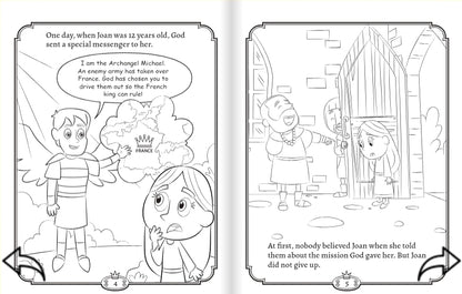 God's Princesses Volume 1 Coloring Book - St. Joan of Arc and St. Josephine Bakhita