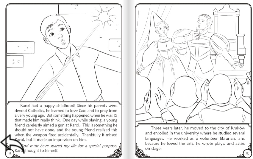 Coloring Storybook: Pope Saint John Paul II