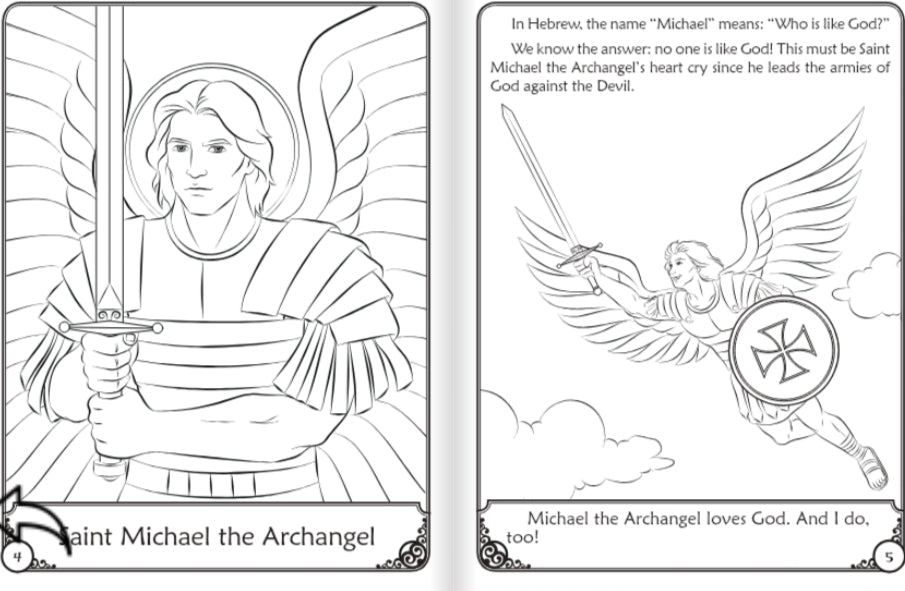 Coloring Book: Our Heavenly Friends vol.1