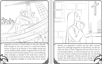 Coloring Storybook: The Story of Saint Augustine