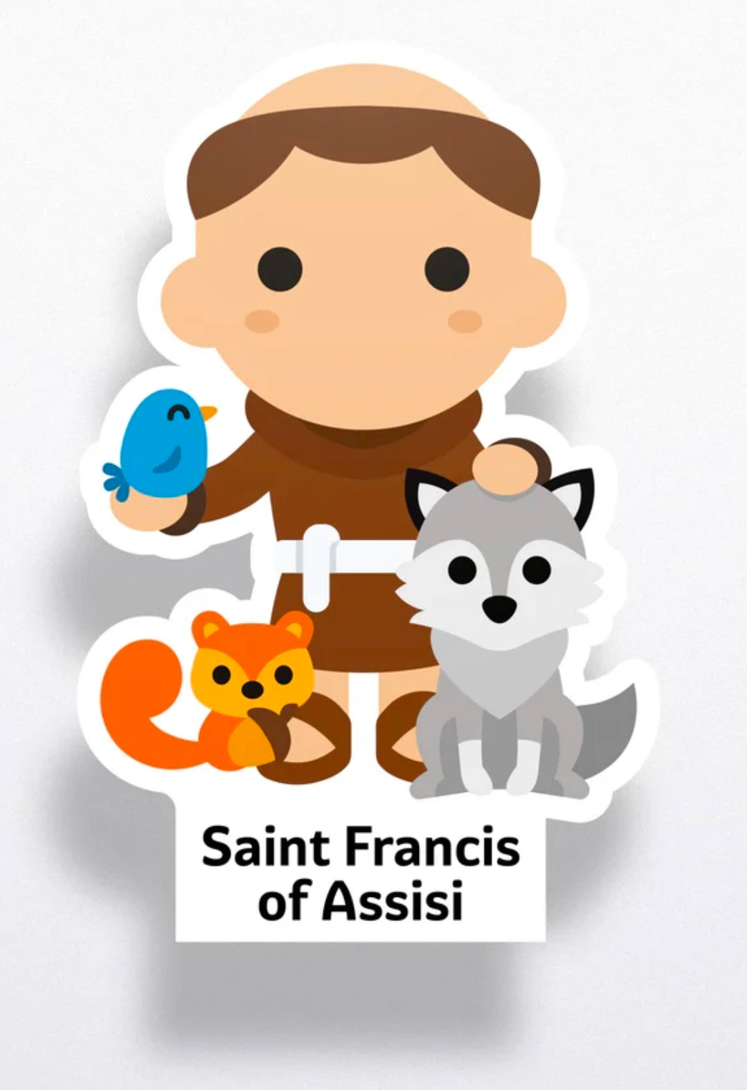 Saint Francis of Assisi Sticker
