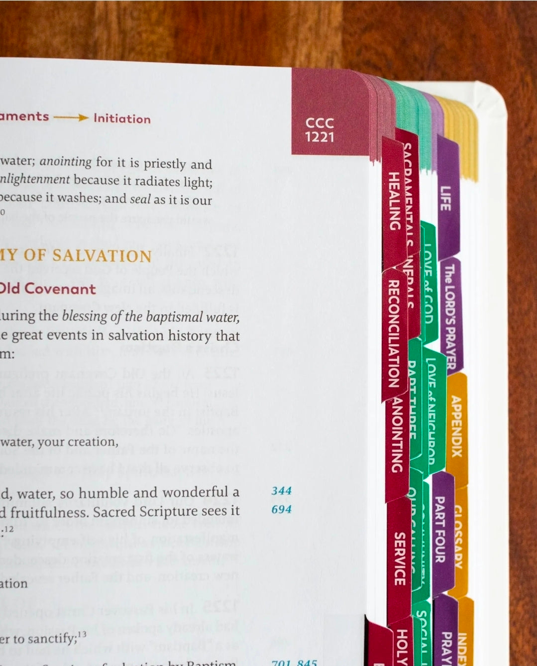 Foundations of Faith Catechism of the
Catholic Church Indexing Tabs