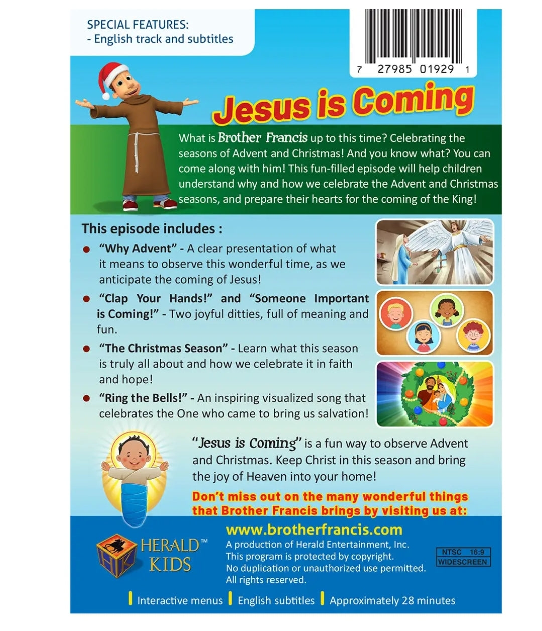 Brother Francis DVD Ep. 19: Jesus is Coming!